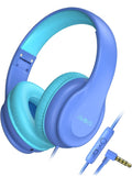 Kids /Teen Headphones Pink / Mint Green and Blue