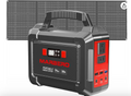 Solar Generator Portable Power Station 296Wh with 60W Solar Panels