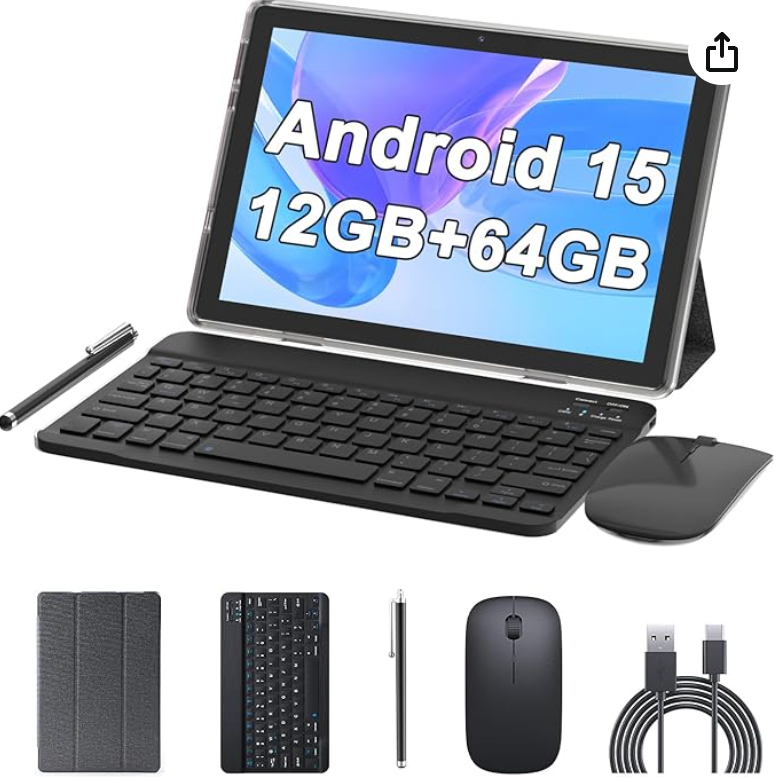 10 Inch Tablet Android 15 64GB