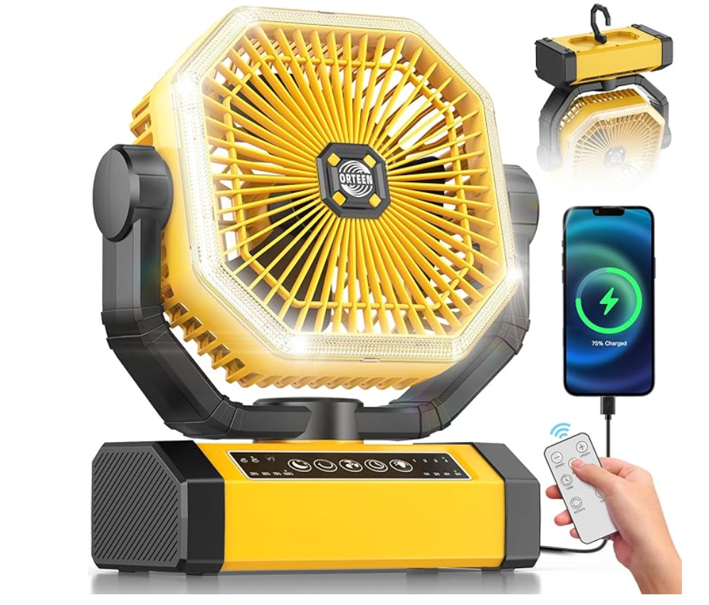 Battery Powered Rechargeable Fan