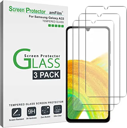 Samsung A22 5G Rubber Protective Case and Screen Protector