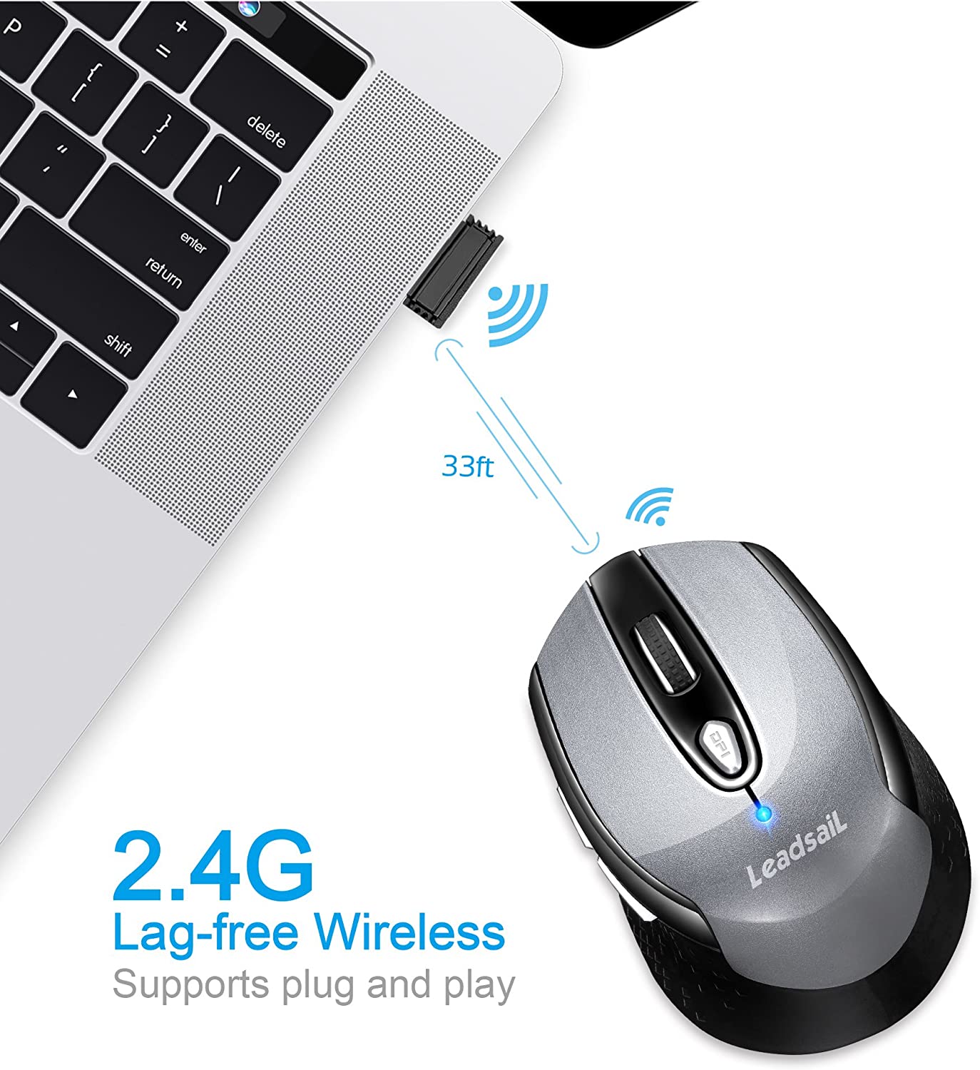 LeadsaiL Wireless Mouse